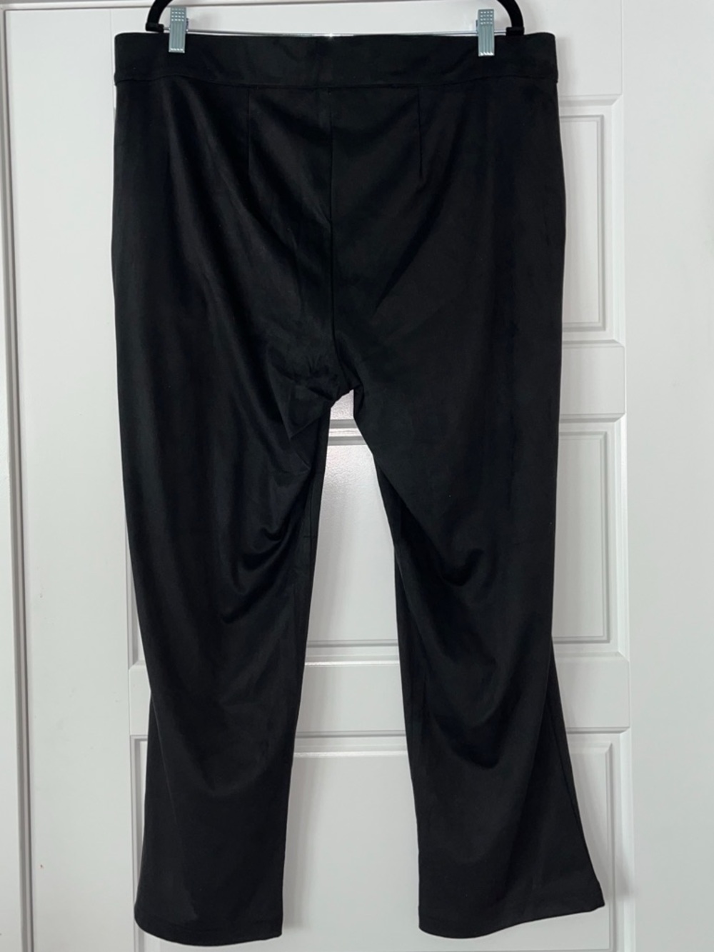 NWT Universal Standard Plus Size 18/20 Black Faux Suede Pants